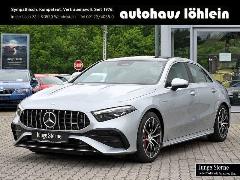 Gebraucht Mercedes A35 AMG Premium Plus 306 PS (225 kW) 2023 Metalliclack hightechsilber Limousine