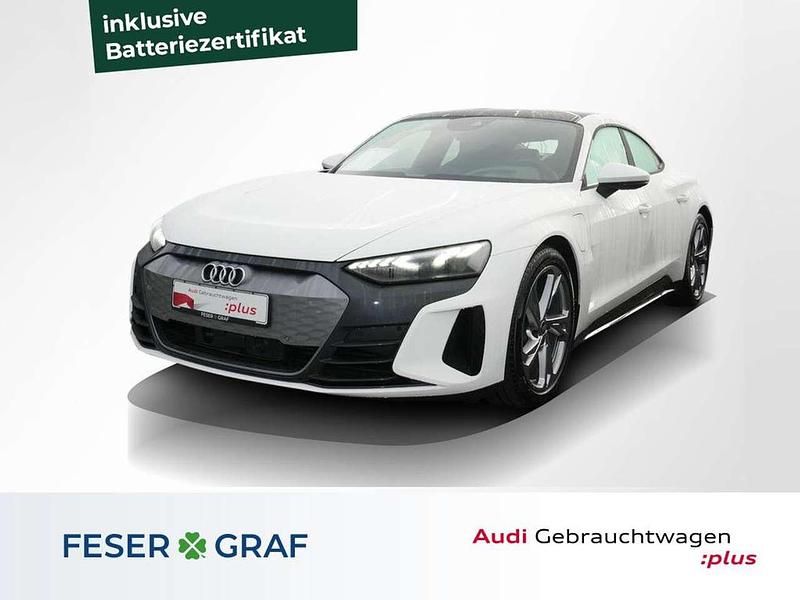 Ibisweiß Gebraucht 2023 Audi e-tron GT quattro Ambiente Limousine | 62.980 € (Guter Preis) - Bild 1/2