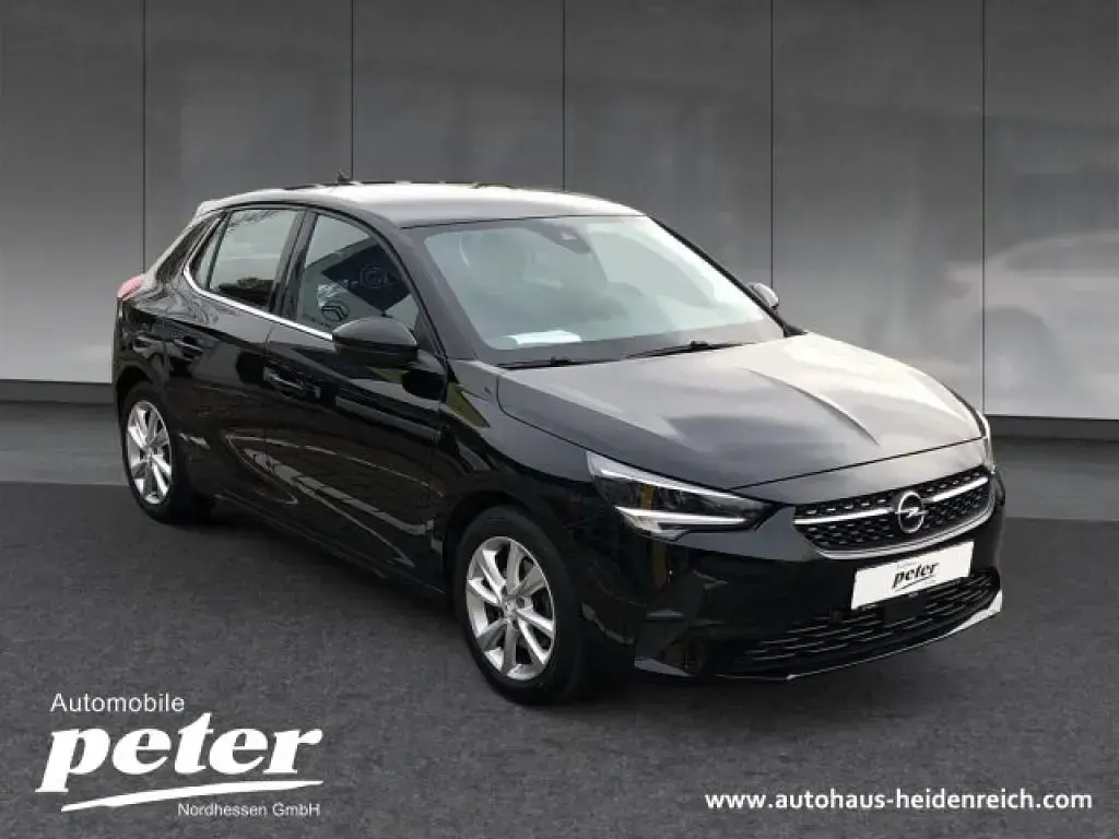 Gebraucht Opel Corsa Elegance 101 PS (74 kW) 2023 Diamant schwarz/karbon schwarz (metallic) Kleinwagen