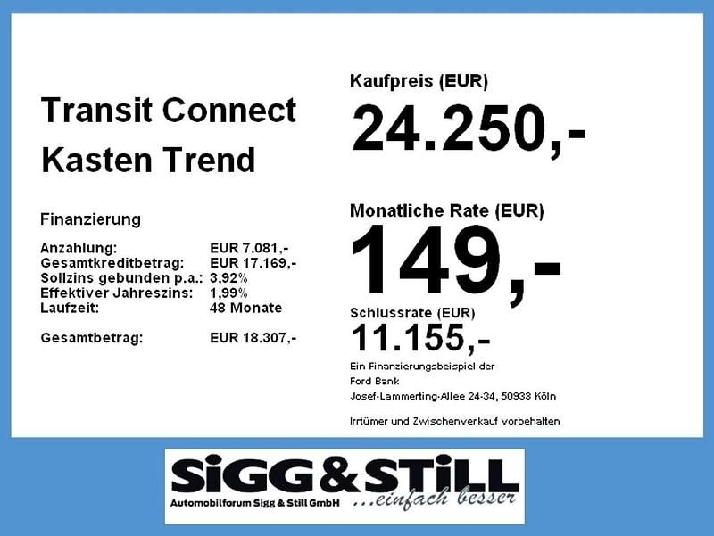 Neu Ford Transit Connect Trend 102 PS (75 kW) 2026 Frost weiß Van / Kleinbus