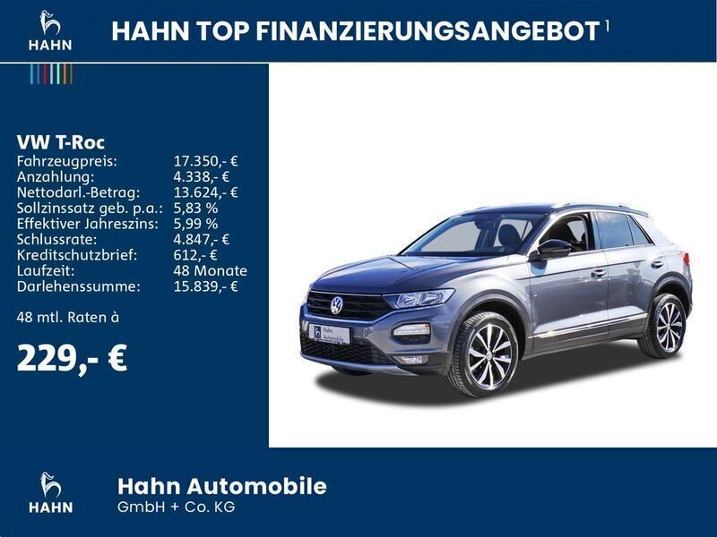 Gebraucht VW T-Roc Style 116 PS (85 kW) 2019 Indiumgrau metallic SUV