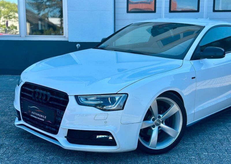 Ibisweiß Gebraucht 2013 Audi A5 S-line plus Coupé | 15.980 € (Fairer Preis) - Bild 1/4