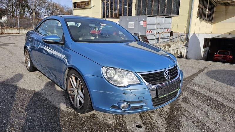 Gebraucht VW Eos 200 PS (147 kW) 2008 Blau Cabrio