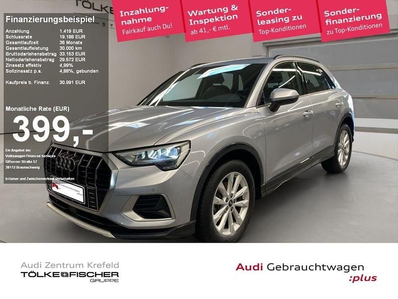 Florettsilber (metallic) Gebraucht 2022 Audi Q3 Ambiente SUV | 30.991 € (Guter Preis) - Bild 1/4