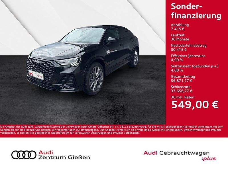 Schwarz Gebraucht 2025 Audi Q3 Sportback S-Line SUV | 57.830 € - Bild 1/4