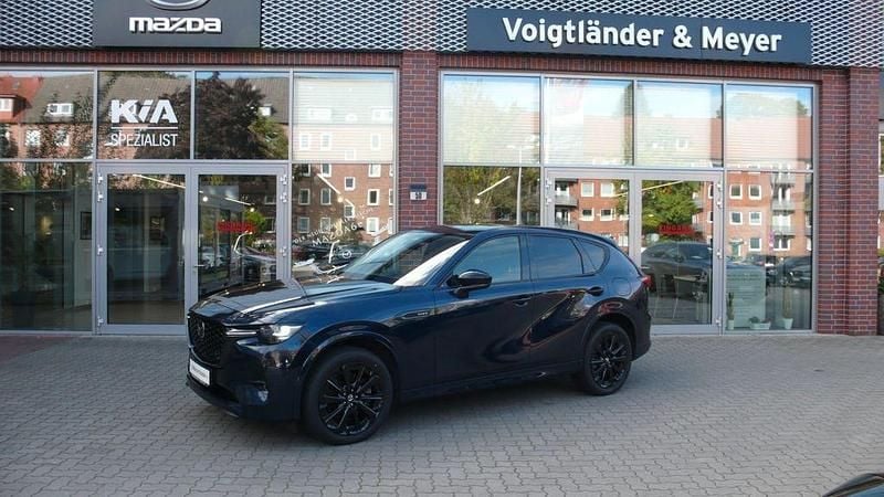 Deep crystal blue Gebraucht 2023 Mazda CX-60 Homura-Line SUV | 42.984 € (Fairer Preis) - Bild 1/4
