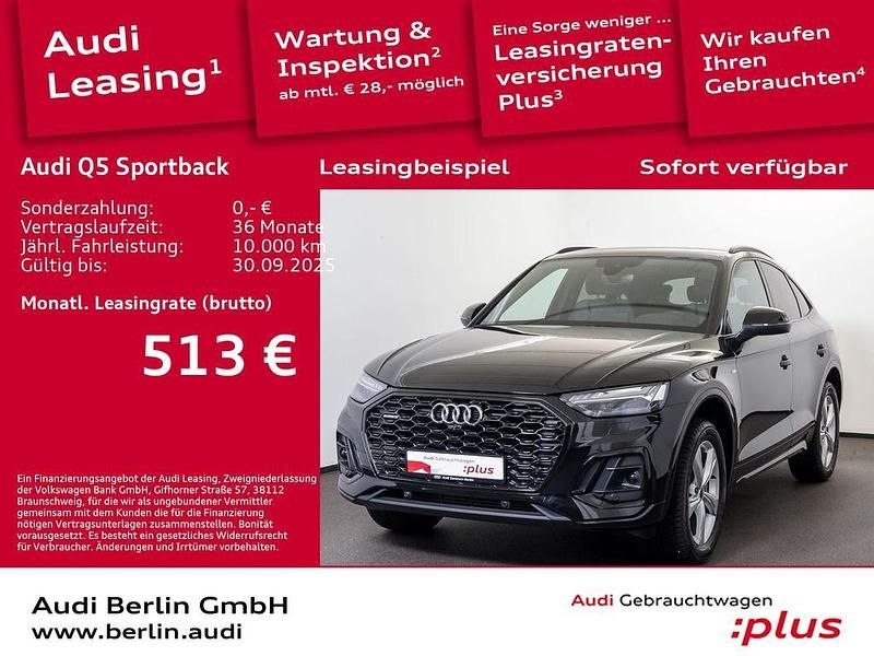 Mythosschwarz metallic Gebraucht 2024 Audi Q5 Sportback Ambiente SUV | 57.750 € (Teuer) - Bild 1/3