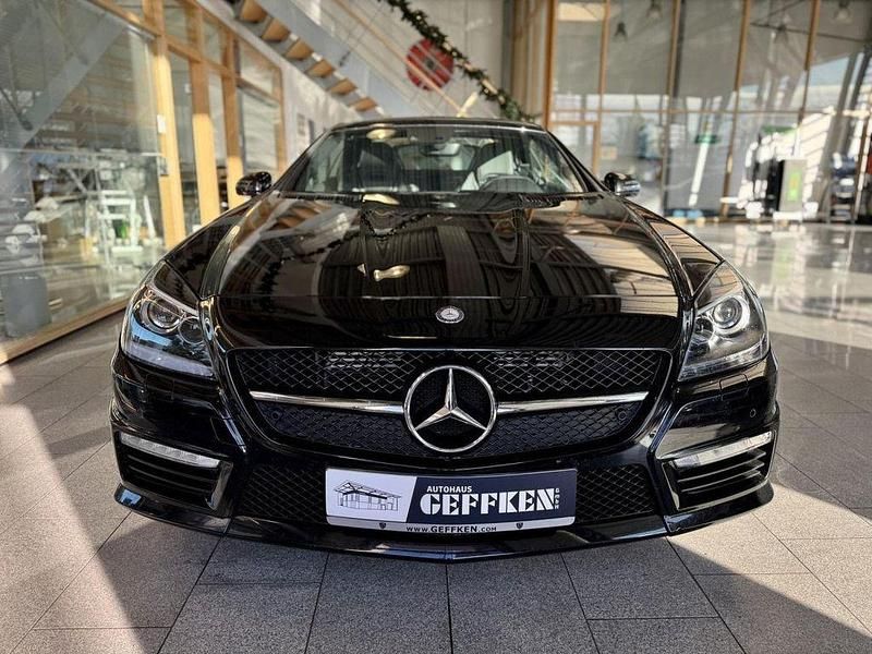 Gebraucht Mercedes SLK55 AMG AMG 421 PS (309 kW) 2016 Obsidianschwarz Cabrio