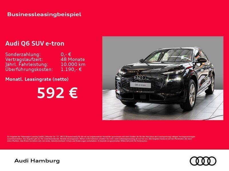 Schwarz Neu 2025 Audi Q6 e-tron Sport SUV | 60.767 € (Superpreis) - Bild 1/4