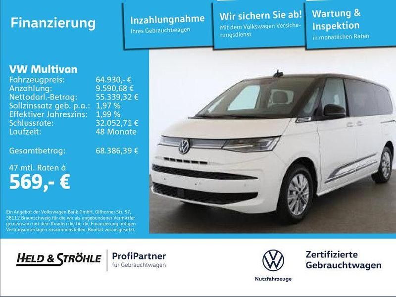 Candyweiß Gebraucht 2023 VW T7 Edition Van | 64.930 € (Teuer) - Bild 1/3