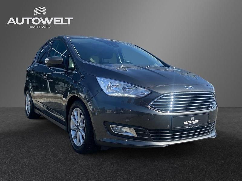 Grau Gebraucht 2019 Ford C-MAX Titanium Van / Kleinbus | 12.790 € (Fairer Preis) - Bild 1/4