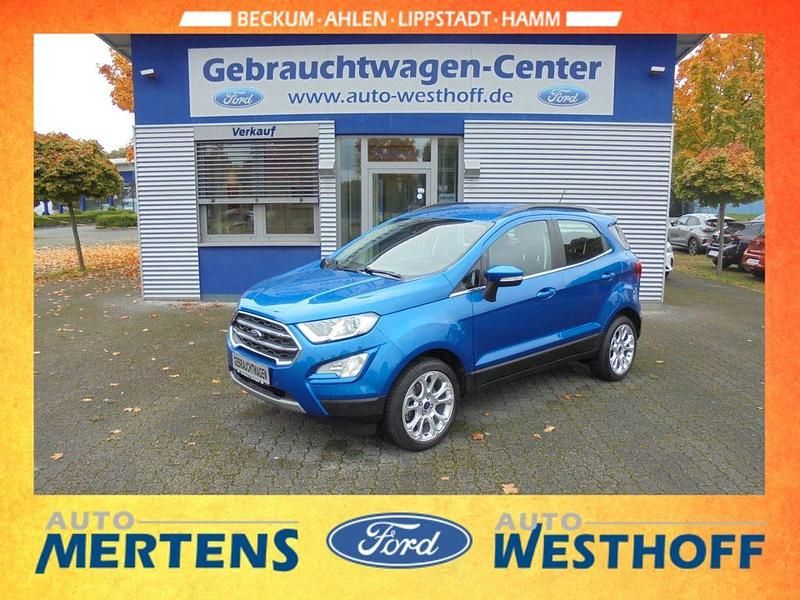 Blau Gebraucht 2021 Ford Ecosport Titanium SUV | 16.950 € (Fairer Preis) - Bild 1/4