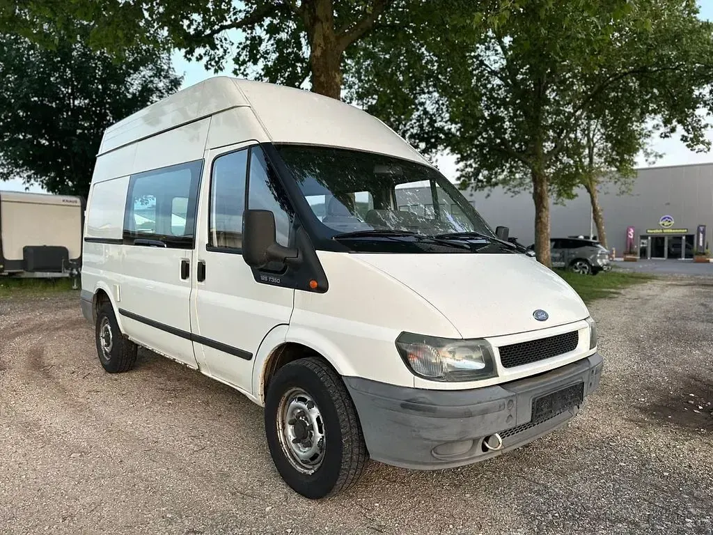Gebraucht Ford Transit 125 PS (91 kW) 2002 Weiß Van / Kleinbus