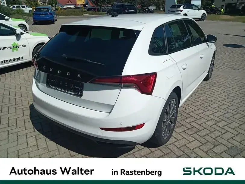 Gebraucht Skoda Scala Tour 110 PS (80 kW) 2023 Moonweiß perleffekt Kleinwagen