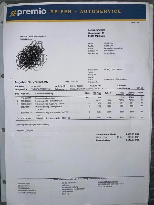 Schwarz Gebraucht 2009 Skoda Octavia Kombi | 2.500 € (Superpreis) - Bild 1/4