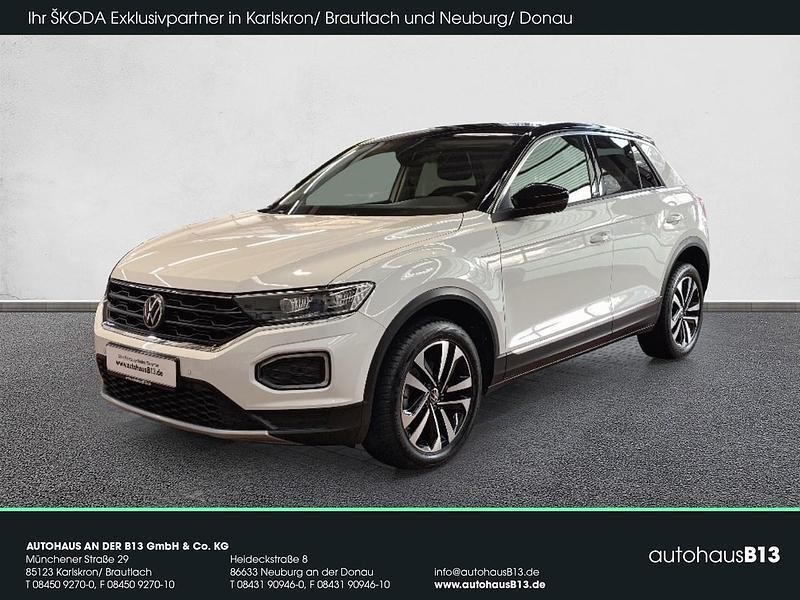 Pure white (weiß) Gebraucht 2021 VW T-Roc Style SUV | 21.250 € (Fairer Preis) - Bild 1/4