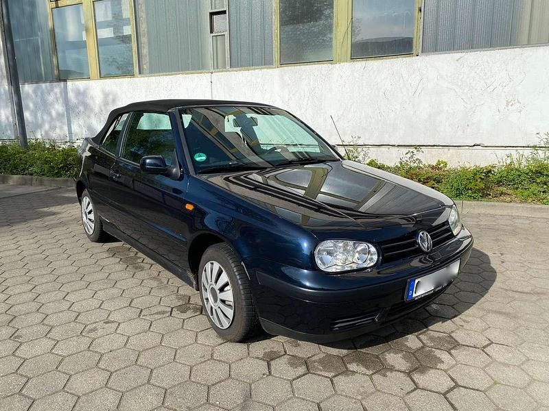 Schwarz Gebraucht 1998 VW Golf Cabriolet Cabrio | 2.500 € (Fairer Preis) - Bild 1/4