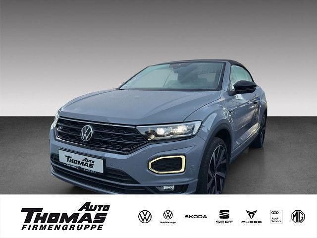 Mondsteingrau Gebraucht 2021 VW T-Roc Cabriolet R-line Cabrio | 23.580 € (Fairer Preis) - Bild 1/2