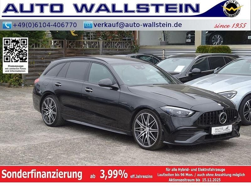 Obsidianschwarzmetallic Gebraucht 2024 Mercedes C43 AMG AMG Kombi | 56.980 € (Fairer Preis) - Bild 1/4