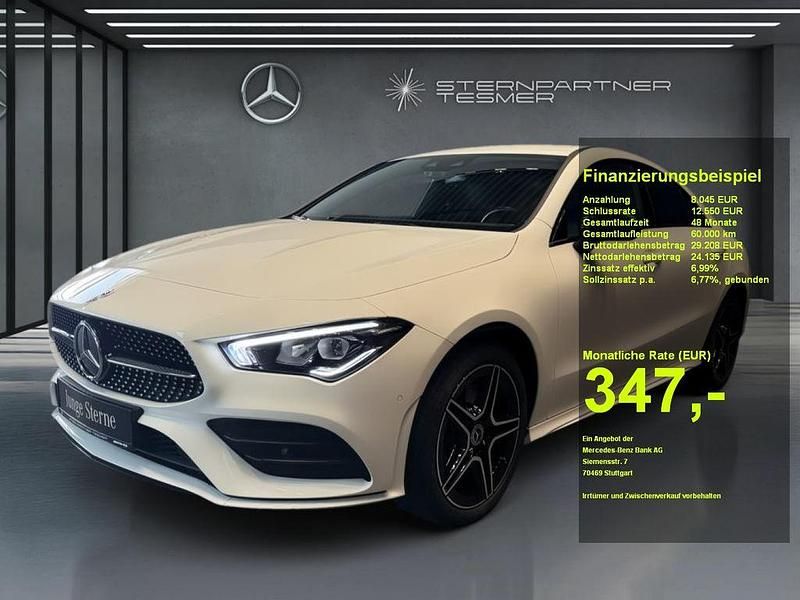 Weiß Gebraucht 2022 Mercedes CLA250e AMG Limousine | 31.800 € (Fairer Preis) - Bild 1/3