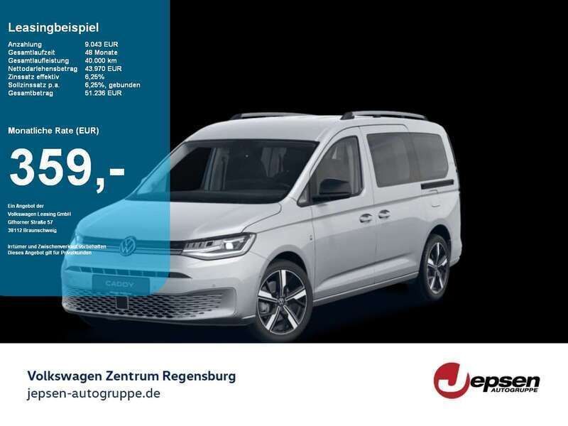 Reflexsilber metallic Neu 2025 VW Caddy Maxi Life Life Van / Kleinbus | 43.970 € (Teuer) - Bild 1/4