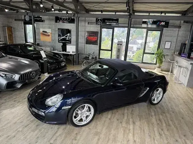 Gebraucht Porsche Boxster 239 PS (175 kW) 2005 Blau Cabrio