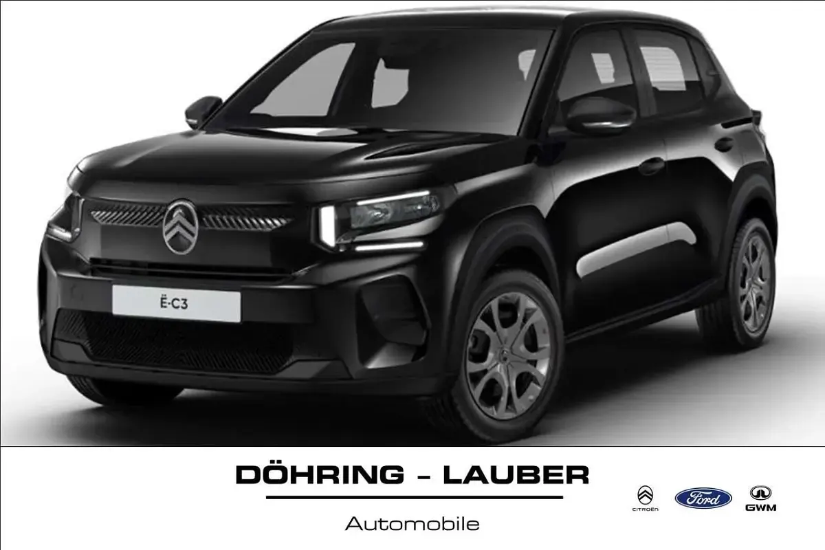 Neu Citroën e-C3 83 kW (113 PS) 2026 Schwarz Limousine