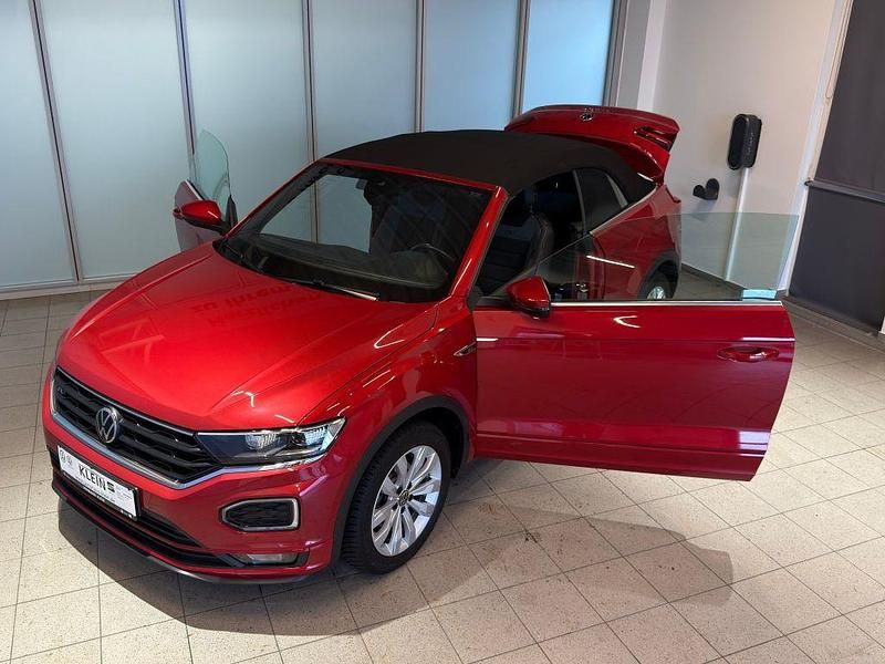 Gebraucht VW T-Roc Cabriolet R-line 150 PS (110 kW) 2021 Rot Cabrio