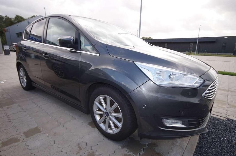 Gebraucht Ford C-MAX Titanium 125 PS (91 kW) 2015 Magnetic grau Van / Kleinbus