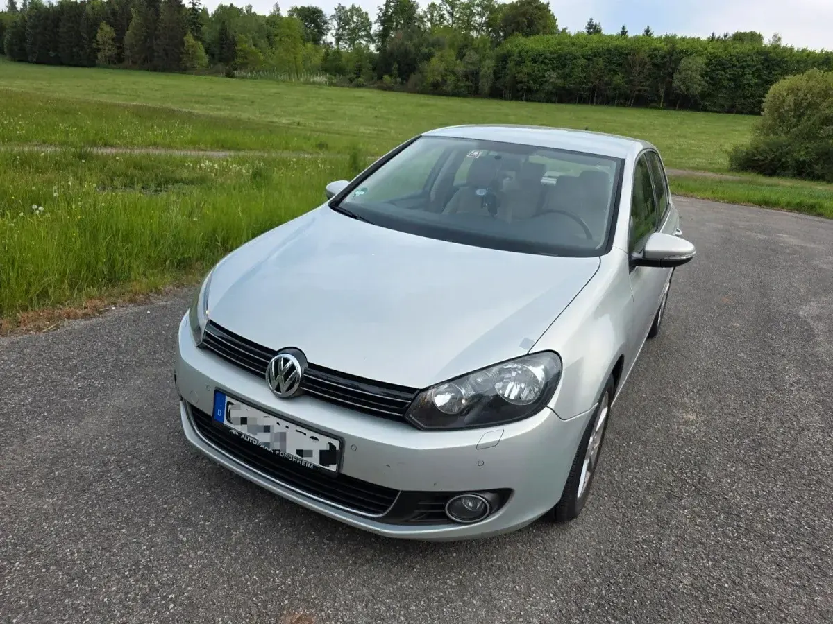 Gebraucht VW Golf VI Exclusive 122 PS (89 kW) 2010 Silber Kleinwagen