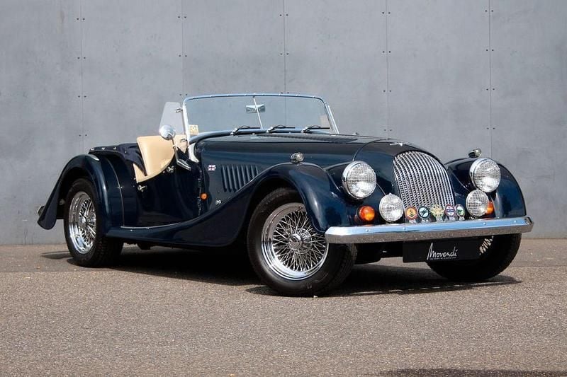 Blau Gebraucht 1989 Morgan Plus 4 Cabrio | 49.900 € - Bild 1/4