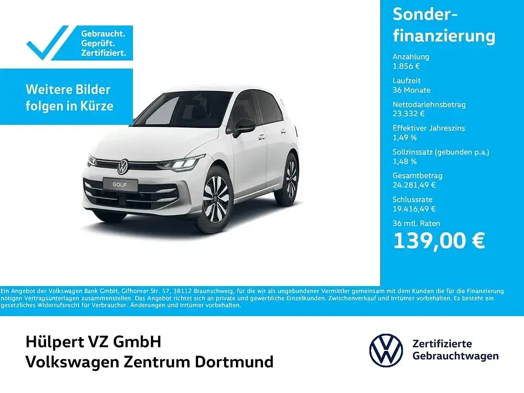 Gebraucht VW Golf VIII Goal 116 PS (85 kW) 2025 Pure white Limousine