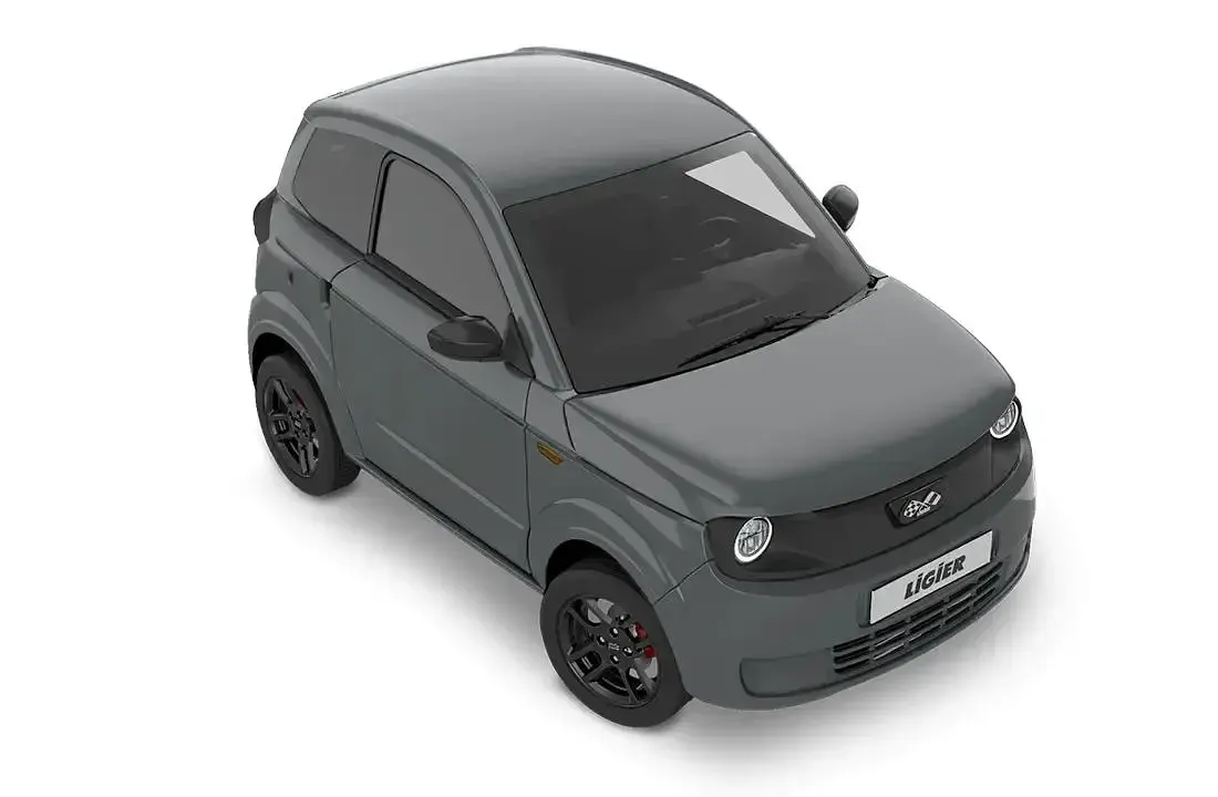 Neu Ligier Myli 2026 Graphit grau Kleinwagen