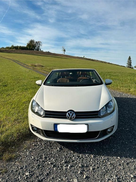 Weiß Gebraucht 2012 VW Golf Cabriolet Sport Cabrio | 9.980 € (Fairer Preis) - Bild 1/4