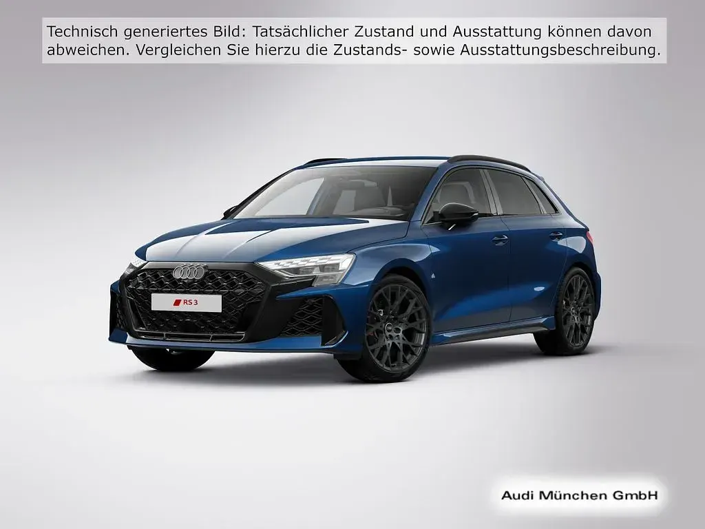 Neu Audi RS3 Sport 400 PS (294 kW) 2026 Blau Limousine