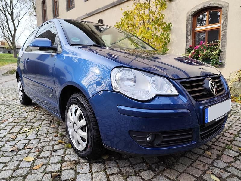 Blau Gebraucht 2008 VW Polo Trendline Kleinwagen | 5.950 € (Teuer) - Bild 1/4