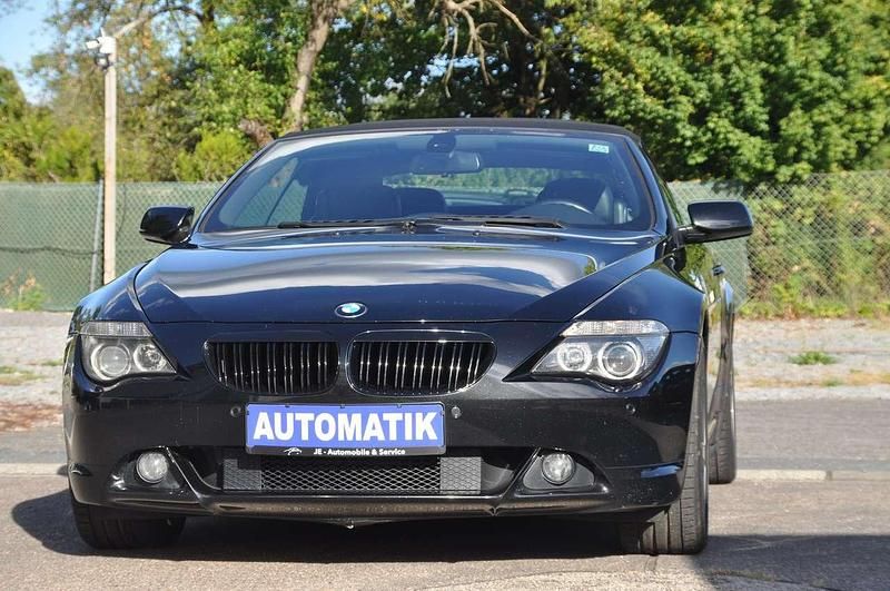 Gebraucht BMW 630 Cabriolet 258 PS (189 kW) 2007 Schwarz (metallic) Cabrio