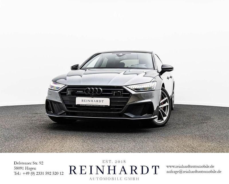 Grau Gebraucht 2020 Audi A7 Sportback S-Line Kleinwagen | 52.575 € (Teuer) - Bild 1/3