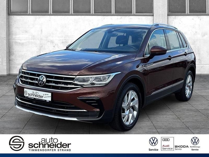 Braun Gebraucht 2022 VW Tiguan Elegance SUV | 29.980 € (Guter Preis) - Bild 1/4