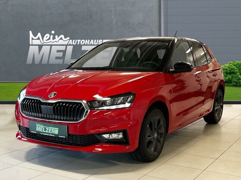 Rot Gebraucht 2024 Skoda Fabia Selection Kleinwagen | 26.780 € - Bild 1/4