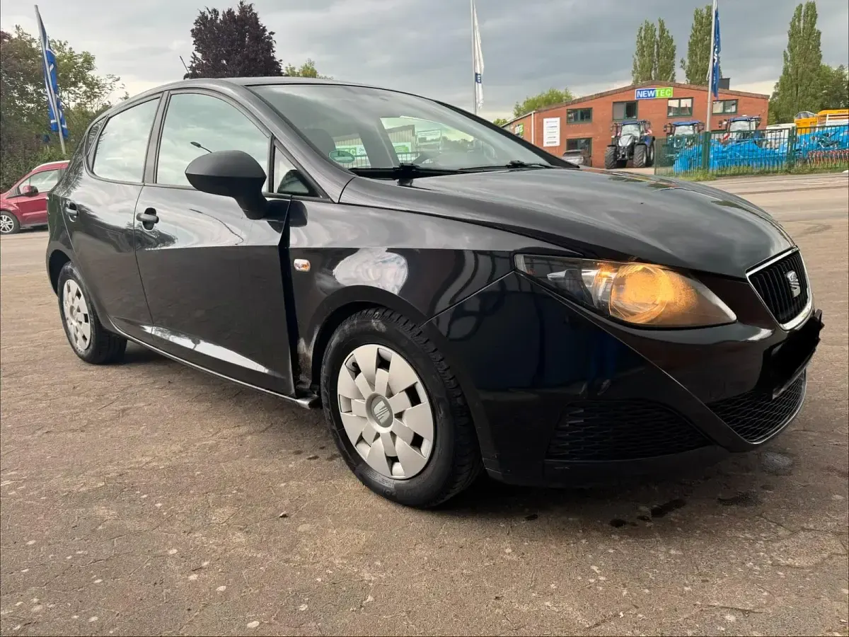 Brugt Seat Ibiza 85 HK (62 kW) 2008 Sort Sedan