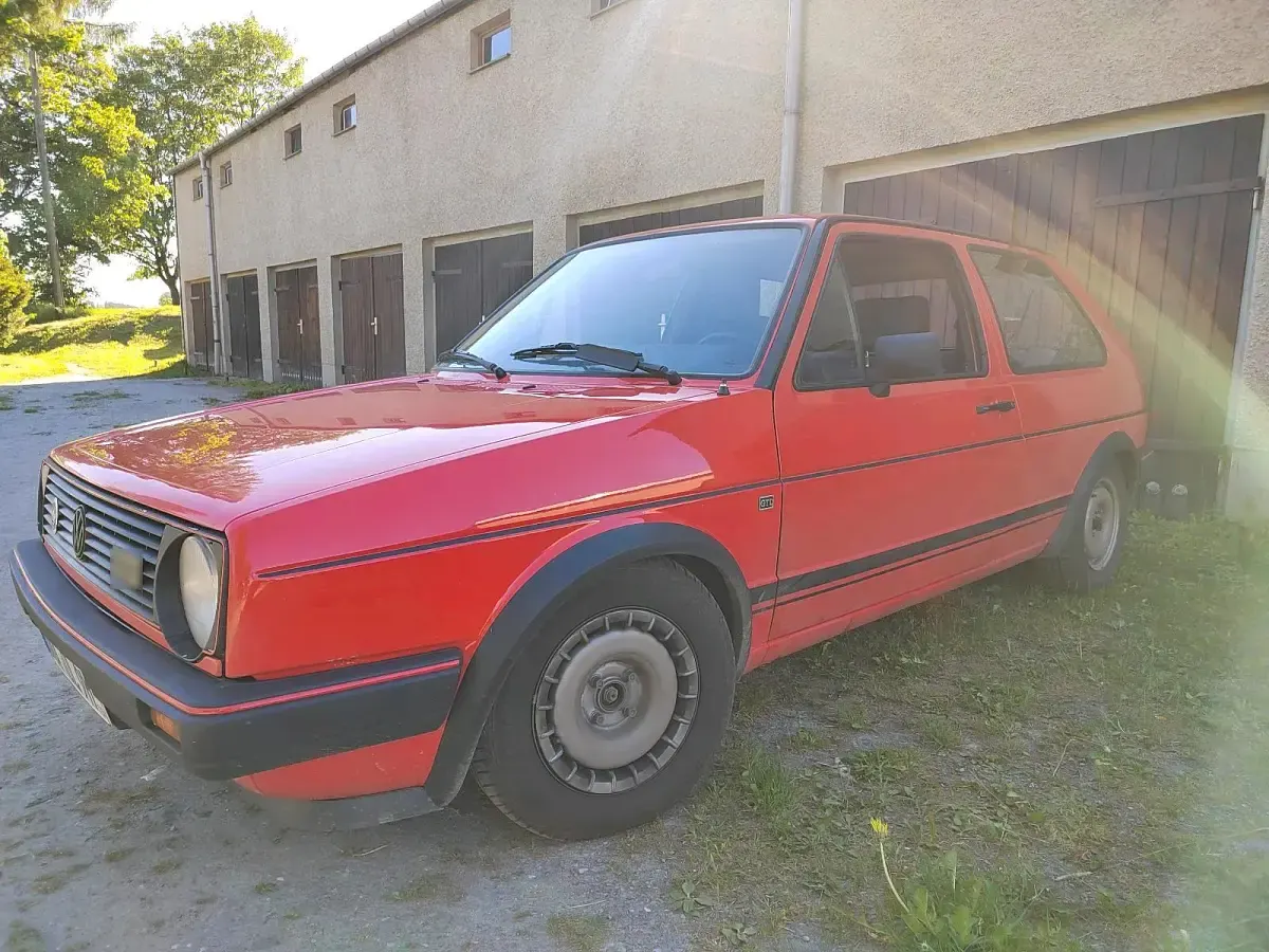 Gebraucht VW Golf II GTD 70 PS (51 kW) 1986 Rot Kleinwagen