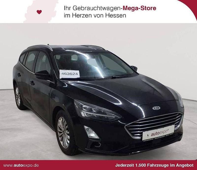 Schwarz Gebraucht 2020 Ford Focus Limousine | 12.489 € (Superpreis) - Bild 1/4