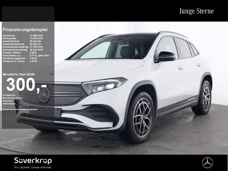 Weiss unilack polarweiß Gebraucht 2023 Mercedes EQA300 AMG SUV | 37.905 € (Fairer Preis) - Bild 1/2