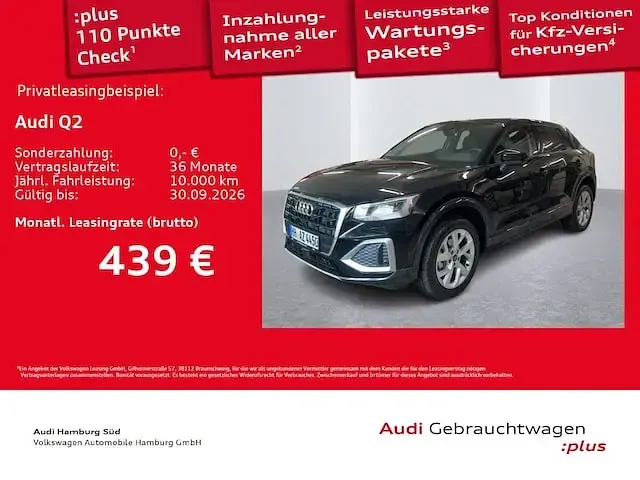 Gebraucht Audi Q2 Advanced 150 PS (110 kW) 2026 A2 brillantschwarz SUV