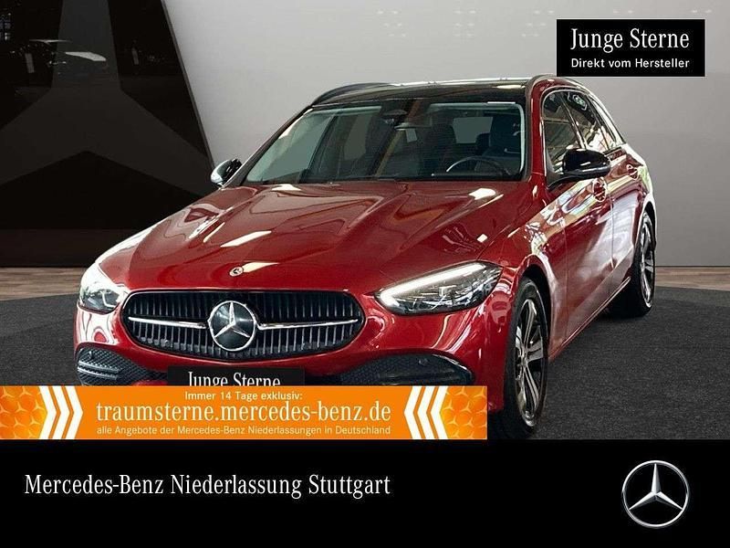 Rot Gebraucht 2022 Mercedes C200 Night Kombi | 30.890 € (Superpreis) - Bild 1/2