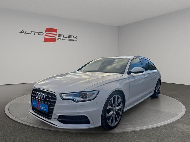 Weiß Gebraucht 2014 Audi A6 S-Line Kombi | 26.950 € - Bild 1/4