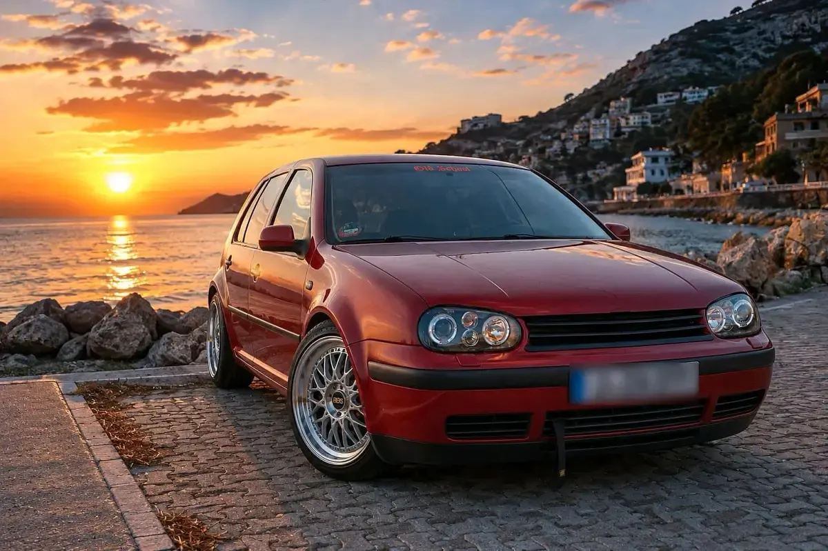 Używany VW Golf 116 KM (85 kW) 2000 Czerwony Kabriolet
