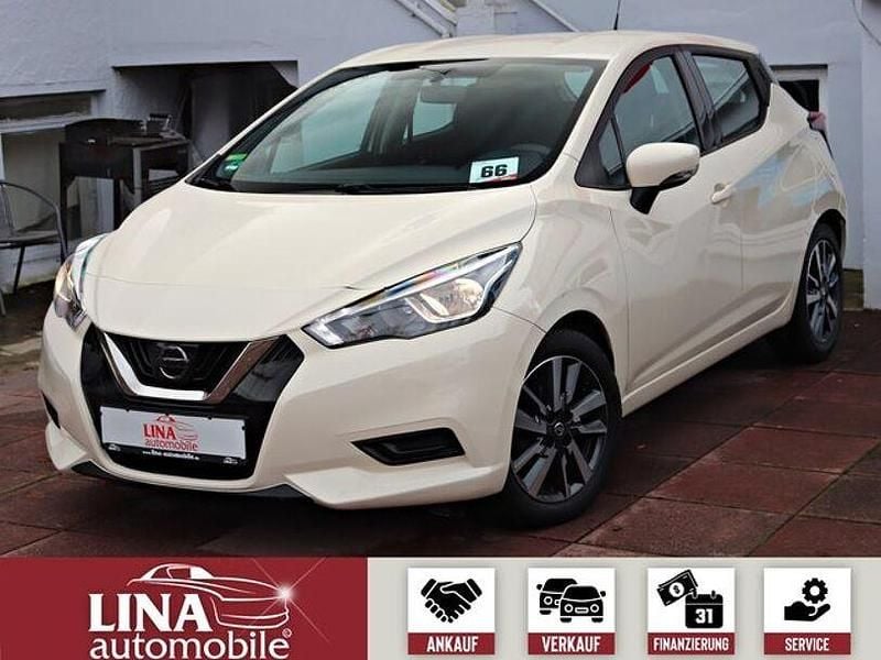 Beige Gebraucht 2017 Nissan Micra Acenta Limousine | 7.980 € (Fairer Preis) - Bild 1/4