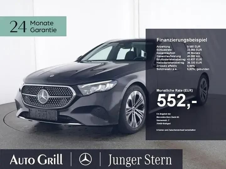 Graphitgrau metallic Gebraucht 2024 Mercedes E220 Avantgarde Kombi | 47.900 € (Guter Preis) - Bild 1/4